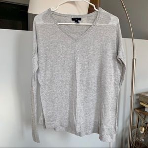 Gray GAP V-neck Sweater